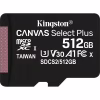 Карта пам'яті Kingston 512GB microSDXC class 10 UHS-I U3 V30 A1 Canvas Select Plus (SDCS2/512GBSP) - Image 1