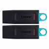 USB флеш накопитель Kingston 2x64GB DT Exodia Black+Blue USB 3.2 (в Блістері 2шт) (DTX/64GB-2P) - Image 1