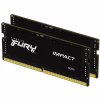 Модуль пам'яті для ноутбука SoDIMM DDR5 64GB (2x32GB) 4800 MHz FURY Impact Kingston Fury (ex.HyperX) (KF548S38IBK2-64) - Image 1