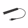 Концентратор Gembird 7 x USB 2.0 black (UHB-U2P7-04) - Image 1