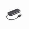 Концентратор Gembird USB 2.0 4 ports switch black (UHB-U2P4-05) - Image 1