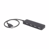 Концентратор Gembird USB 2.0 4 ports black (UHB-U2P4-06) - Image 1
