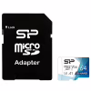 Карта пам'яті Silicon Power 64Gb microSDXC U3 A1 V30 Superior Color 100R/80W + adapter (SP064GBSTXDU3V20AB) - Image 1