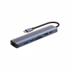 Концентратор Dynamode 7-in-1 USB-C to HDTV 4K/30Hz, 2хUSB3.0, RJ45, USB-C PD 100W, SD/MicroSD (BYL-2303) - Image 1