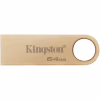 USB флеш накопичувач Kingston 64GB DataTraveler SE9 G3 Gold USB 3.2 (DTSE9G3/64GB) - Image 1