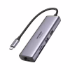Концентратор Ugreen USB3.1 Type-C to HDMI/USB 3.0x2/RJ45/SD/TF/PD 100W CM512 (60515) - Image 1