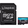 Карта памяти Kingston 64GB microSDXC сlass 10 UHS-I U3 V30 A2 Canvas Go Plus G4 (SDCG4/64GB) - Image 1