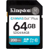 Карта пам'яті Kingston 64GB SDXC сlass 10 UHS-I U3 V30 Canvas Go Plus G4 (SDG4/64GB) - Image 1