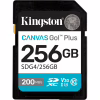 Карта памяти Kingston 256GB SDXC сlass 10 UHS-I U3 V30 Canvas Go Plus G4 (SDG4/256GB) - Image 1