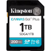 Карта памяти Kingston 1TB SDXC сlass 10 UHS-I U3 V30 Canvas Go Plus G4 (SDG4/1TB) - Image 1