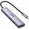 Порт-репликатор Ugreen CM478 USB Type-C HDMI, USB/3.0, Type-C for charging PD/100W (15495) - Image 1