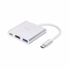 Концентратор HOCO USB-C to USB3.0+HDMI+PD HB14 Silver (6931474725790) - Image 1