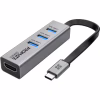 Концентратор Promate USB-C 4-in-1 порти Promate mediahub-c3.grey (mediahub-c3.grey) - Image 1