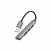 Концентратор HOCO USB to USB 3.0 + 3xUSB 2.0 metal gray (6931474765468) - Image 1