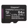 Карта пам'яті Kingston 64GB microSDXC class 10 UHS-I V10 A1 Canvas Select Plus (SDCS3/64GBSP) - Image 1