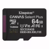 Карта пам'яті Kingston 64GB microSDXC class 10 UHS-I V10 A1 Canvas Select Plus (SDCS3/64GBSP) - Image 1