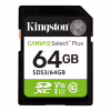Карта пам'яті Kingston 64GB SDXC class 10 UHS-I V10 A1 Canvas Select Plus (SDS3/64GB) - Image 1