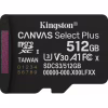 Карта памяти Kingston 512GB microSDXC class 10 UHS-I U3 V30 A1 Canvas Select Plus (SDCS3/512GBSP) - Image 1