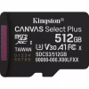 Карта памяти Kingston 512GB microSDXC class 10 UHS-I U3 V30 A1 Canvas Select Plus (SDCS3/512GBSP) - Image 1