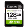 Карта памяти Kingston 128GB SDXC class 10 UHS-I V10 A1 Canvas Select Plus (SDS3/128GB) - Image 1