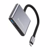 Концентратор ColorWay USB-C 3-in-1 USB 3.0 + HDMI 4K + USB-C PD100W (CW-HUB08) - Image 1