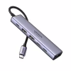Концентратор Ugreen USB-C to HDMI + 2xUSB 3.2 + 2xUSB-C 3.2 + PD CM511 gray (35999) - Image 1