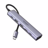 Концентратор Ugreen USB-C to HDMI + 2xUSB 3.2 + 2xUSB-C 3.2 + PD CM511 gray (35999) - Image 1