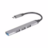 Концентратор Gembird USB-C to 1xUSB 3.1 + 3xUSB 2.0 silver (UHB-CM-U3P1U2P3-03) - Image 1