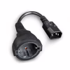 Кабель питания C14 to Schuko 0.15m Cablexpert (PC-SFC14M-01) - Image 1