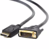 Кабель мультимедийный DisplayPort M to DVI M 1.8m 24+1pin Cablexpert (CC-DPM-DVIM-1.8М/CC-DPM-DVIM-6) - Image 1