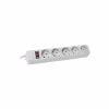 Сетевой фильтр питания Maxxter SPM5-G-15G grey, 4.5 м кабель, 5 розеток (SPM5-G-15G) - Image 1