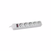 Сетевой фильтр питания Maxxter SPM5-G-6G серый 1,8 м кабель, 5 розеток (SPM5-G-6G) - Image 1