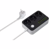 Мережевий фільтр живлення ColorWay CW-CHЕ36B, 3 розетки/6USB Black 1.8M (CW-CHE36B) - Image 1
