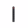 Мережевий фільтр живлення REAL-EL REAL-EL RS-6 PROTECT USB, 5m, black (EL122300018) - Image 1