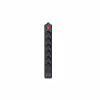 Сетевой фильтр питания REAL-EL REAL-EL RS-6 PROTECT USB, 5m, black (EL122300018) - Image 1