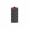 Сетевой фильтр питания REAL-EL REAL-EL RS-8 PROTECT, 1.8m, black (EL122300021) - Image 1