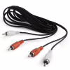 Кабель мультимедийный 2xRCA M to 2xRCA M 1.8m Cablexpert (CCA-2R2R-6) - Image 1