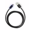 Дата кабель USB 2.0 AM to USB-C 1.0m LED black Vinga (VCPDCTCLED1BK) - Image 1