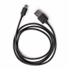 Дата кабель USB 2.0 AM to Micro 5P PVC 1m black Vinga (VCPDCM1BK) - Image 1