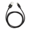 Дата кабель USB 2.0 AM to USB-C 1.0m PVC black Vinga (VCPDCTC1BK) - Image 1