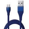 Дата кабель USB 2.0 AM to Micro 5P 1.2m 2A Blue Grand-X (NM012BL) - Image 1