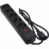 Мережевий фільтр живлення Patron 1 m3*1mm2 (SP-1053U) 5 розеток BLACK (EXT-PN-SP-1053U) - Image 1