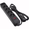 Сетевой фильтр питания Patron 2 m3*1mm2 (SP-1055U) 5 розеток BLACK (EXT-PN-SP-1055U) - Image 1