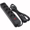 Сетевой фильтр питания Patron 2 m3*1mm2 (SP-1055U) 5 розеток BLACK (EXT-PN-SP-1055U) - Image 1
