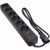 Мережевий фільтр живлення Patron 1 m3*1mm2 (SP-1063U) 6 розеток BLACK (EXT-PN-SP-1063U) - Image 1