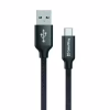 Дата кабель USB 2.0 AM to USB-C 1.0m 2.1А black ColorWay (CW-CBUC003-BK) - Image 1