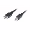 Кабель для принтера USB 2.0 AM/BM 3.0m Pro black REAL-EL (EL123500027) - Image 1
