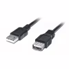 Дата кабель USB 2.0 AM/AF 2.0m Pro black REAL-EL (EL123500028) - Image 1