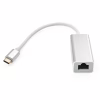 Переходник USB-C to RJ45 Ethernet 1000Mbps aluminium Vinga (VCPATC2GBLNS) - Image 1