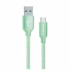 Дата кабель USB 2.0 AM to USB-C 1.0m mint ColorWay (CW-CBUC003-MT) - Image 1